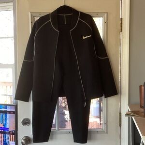 Junlan Men’s neoprene weight loss suit - jacket and long pants - xl